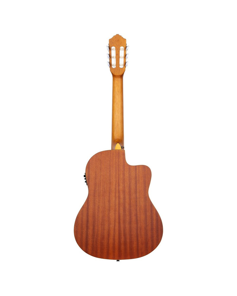 Ortega RCE125SN-L Family Series 4/4 Classical Slim Neck Guitar 6 String Lefty - Spruce / Mahogany Natural + Gig Bag
