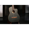 Ortega RCE125SN-SBK Family Series 4/4 Classical Slim Neck Guitar 6 String - Spruce / Mahogany Satin Black + Gig Bag