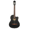 Ortega RCE125SN-SBK Family Series 4/4 Classical Slim Neck Guitar 6 String - Spruce / Mahogany Satin Black + Gig Bag