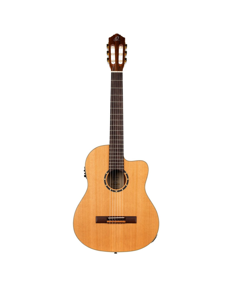 Ortega RCE131 Family Series Pro 4/4 Classical Guitar 6 String - Solid Cedar / Mahogany Natural + Gig Bag