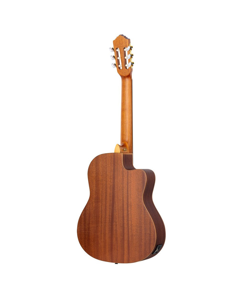 Ortega RCE131L Family Series Pro 4/4 Classical Guitar 6 String Lefty - Solid Cedar / Mahogany Natural + Gig Bag