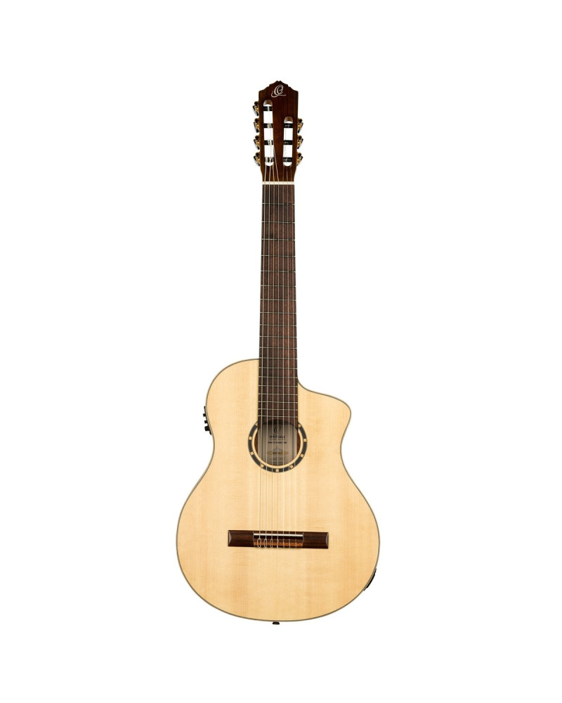 Ortega RCE133-7 Family Series Pro Classical Guitar 7 String - Solid Spruce / Sapele Natural + Gig Bag
