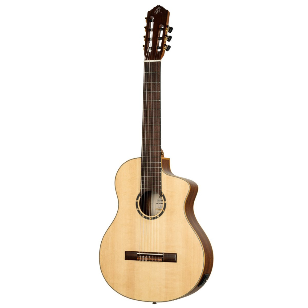 Ortega RCE133-7 Family Series Pro Classical Guitar 7 String - Solid Spruce / Sapele Natural + Gig Bag