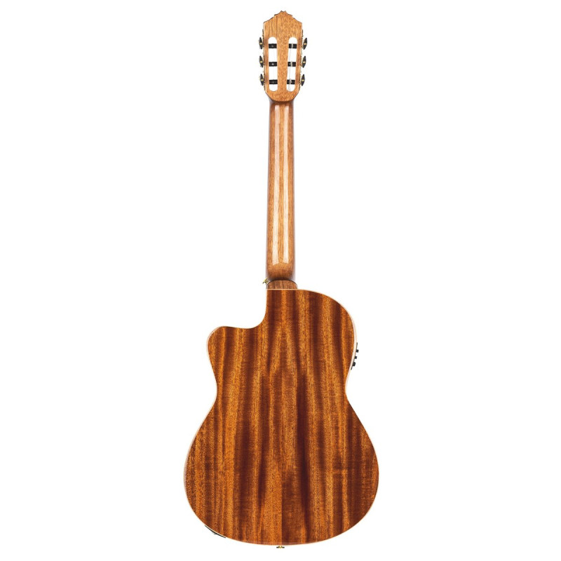 Ortega RCE138-T4 Performer Series 4/4 Thinline Classical Guitar 6-String - Natural + Gig Bag