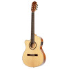 Ortega RCE138-T4-L Performer Series 4/4 Thinline Classical Guitar 6-String Lefty - Natural + Gig Bag