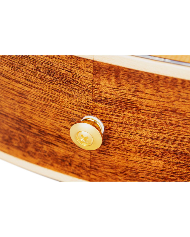 Ortega RCE138-T4-L Performer Series 4/4 Thinline Classical Guitar 6-String Lefty - Natural + Gig Bag