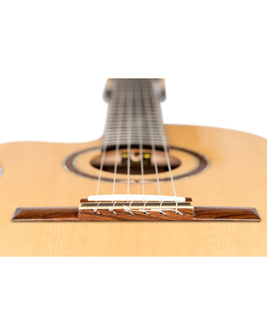 Ortega RCE138-T4-L Performer Series 4/4 Thinline Classical Guitar 6-String Lefty - Natural + Gig Bag