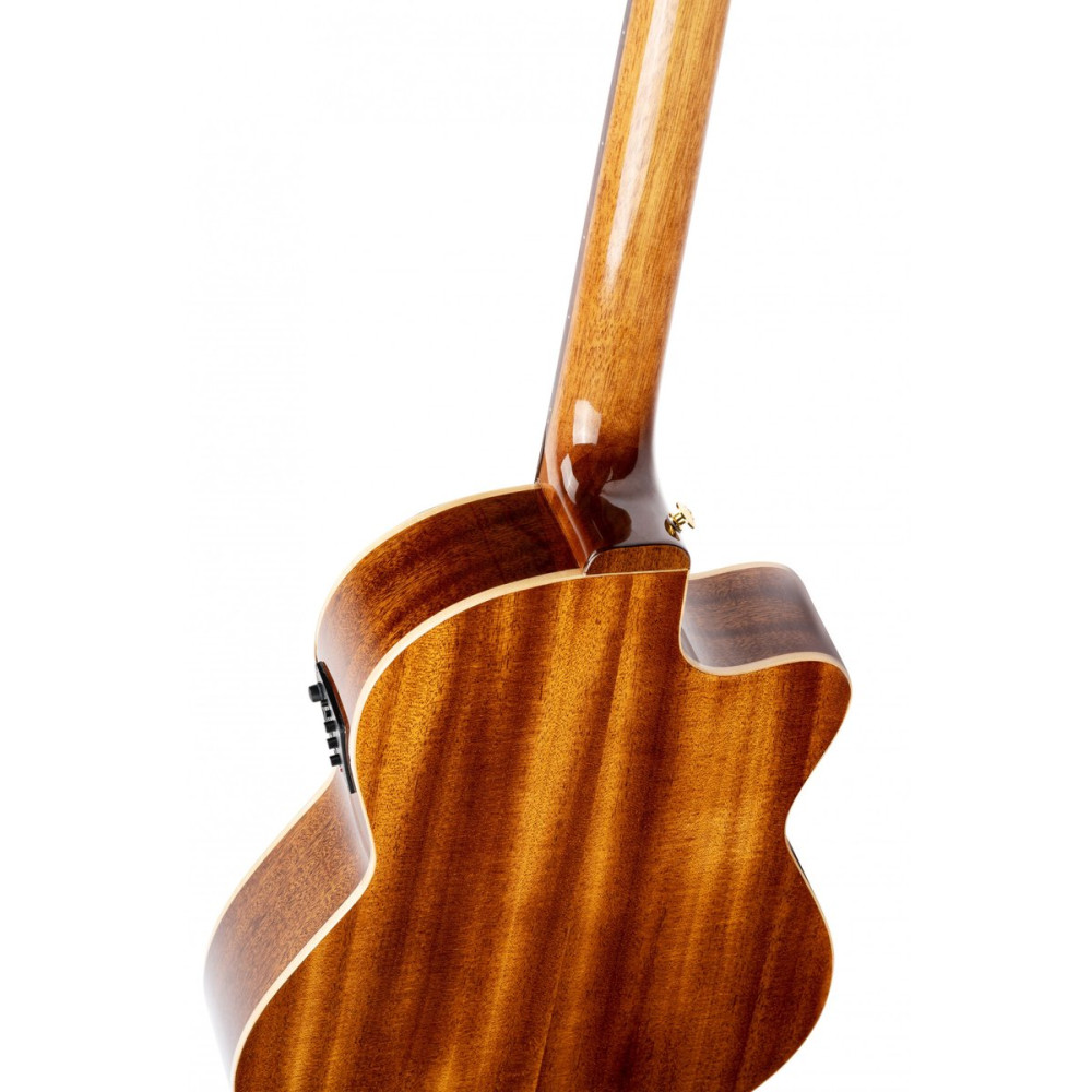 Ortega RCE138-T4-L Performer Series 4/4 Thinline Classical Guitar 6-String Lefty - Natural + Gig Bag