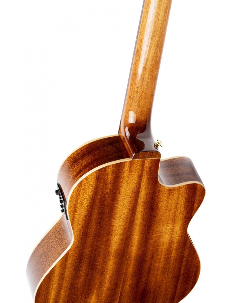 Ortega RCE138-T4-L Performer Series 4/4 Thinline Classical Guitar 6-String Lefty - Natural + Gig Bag