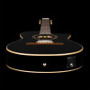 Ortega RCE138-T4BK Performer Series 4/4 Thinline Classical Guitar 6-String - Black + Gig Bag