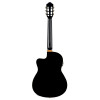 Ortega RCE138-T4BK Performer Series 4/4 Thinline Classical Guitar 6-String - Black + Gig Bag