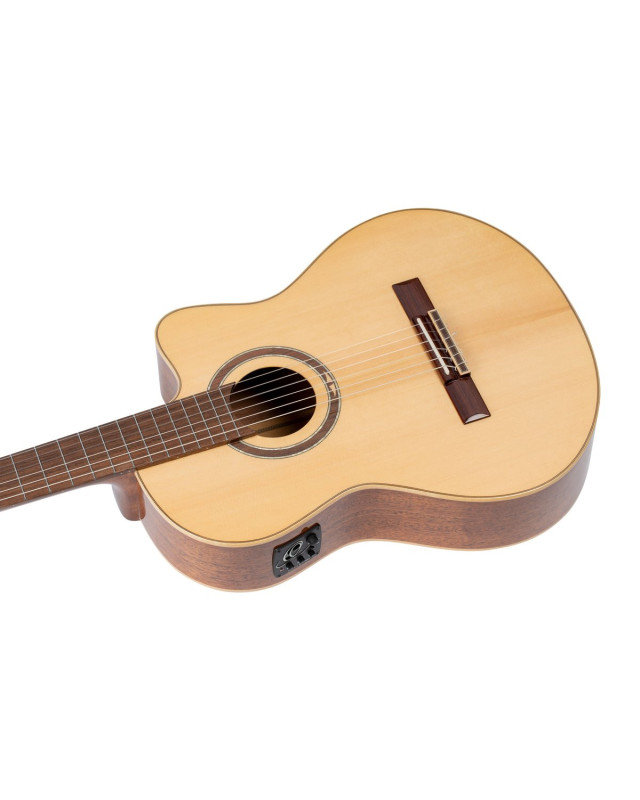 Ortega RCE138SN Performer Series 4/4 Classical Guitar 6-String - Natural + Gig Bag