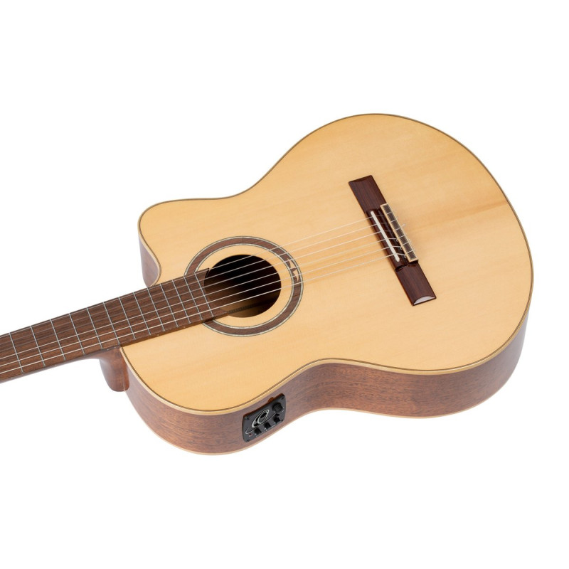 Ortega RCE138SN Performer Series 4/4 Classical Guitar 6-String - Natural + Gig Bag