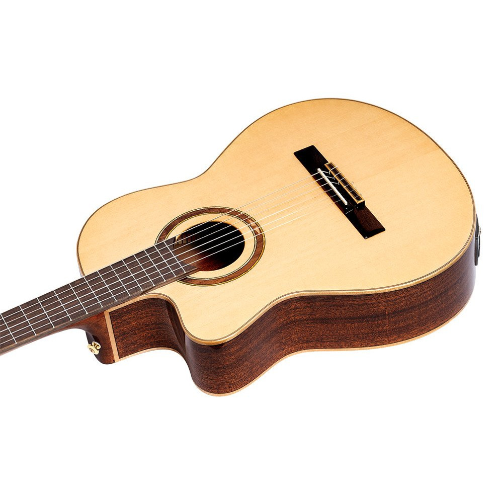 Ortega RCE138SN-L Performer Series 4/4 Classical Guitar 6-String Lefty - Natural + Gig Bag