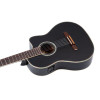Ortega RCE141BK Family Series Pro 4/4 Classical Guitar 6 String - Solid Spruce / Mahogany Black + Gig Bag