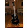 Ortega RCE141BK Family Series Pro 4/4 Classical Guitar 6 String - Solid Spruce / Mahogany Black + Gig Bag