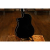 Ortega RCE141BK Family Series Pro 4/4 Classical Guitar 6 String - Solid Spruce / Mahogany Black + Gig Bag