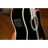 Ortega RCE141BK Family Series Pro 4/4 Classical Guitar 6 String - Solid Spruce / Mahogany Black + Gig Bag