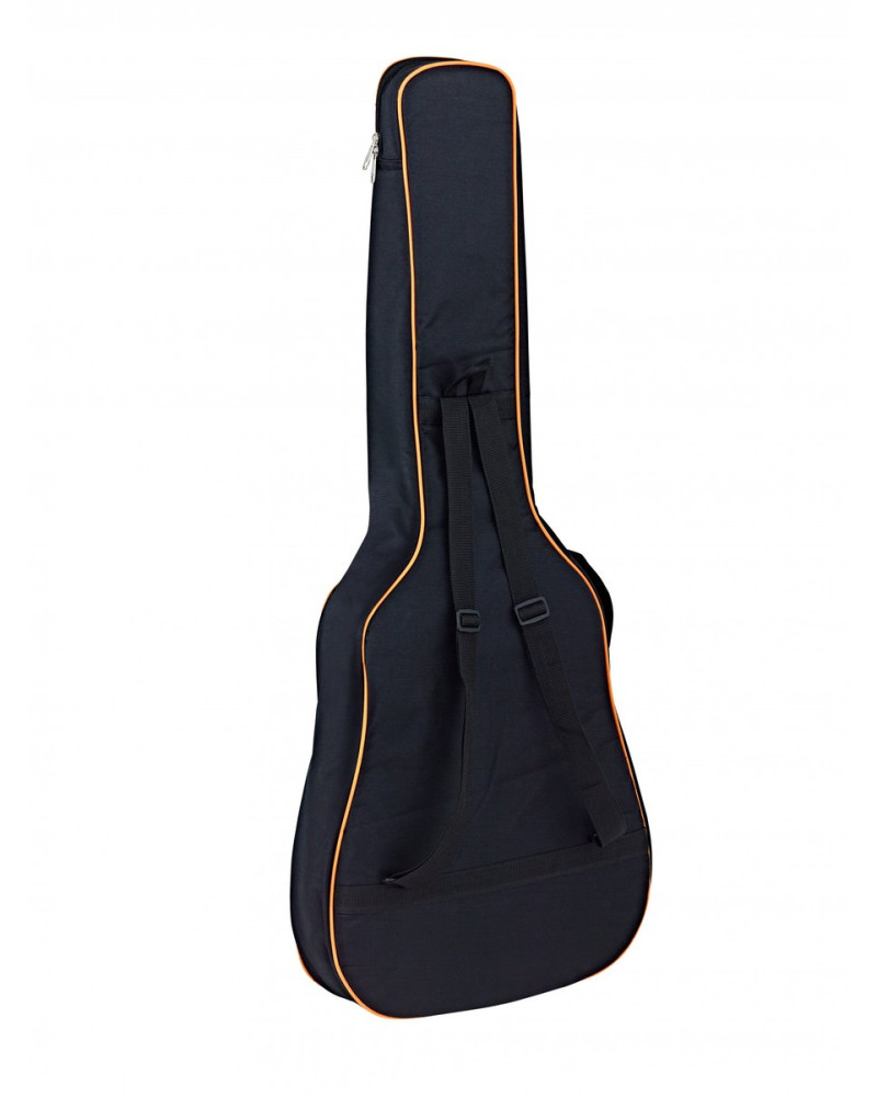 Ortega RCE141BK Family Series Pro 4/4 Classical Guitar 6 String - Solid Spruce / Mahogany Black + Gig Bag
