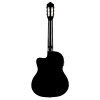 Ortega RCE141BK Family Series Pro 4/4 Classical Guitar 6 String - Solid Spruce / Mahogany Black + Gig Bag