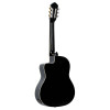 Ortega RCE141BK Family Series Pro 4/4 Classical Guitar 6 String - Solid Spruce / Mahogany Black + Gig Bag