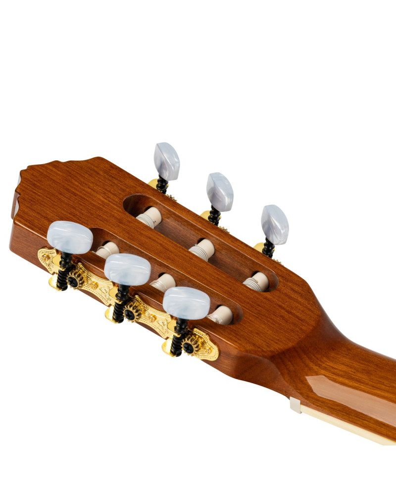 Ortega RCE141NT Family Series Pro 4/4 Classical Guitar 6 String - Solid Spruce / Mahogany Natural + Bag