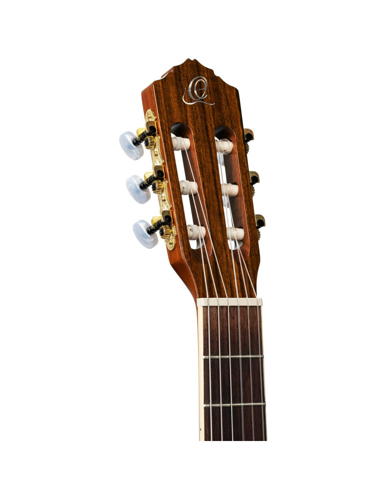 Ortega RCE141NT Family Series Pro 4/4 Classical Guitar 6 String - Solid Spruce / Mahogany Natural + Bag