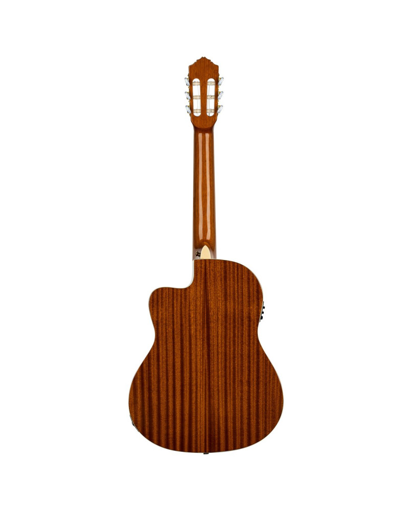 Ortega RCE141NT Family Series Pro 4/4 Classical Guitar 6 String - Solid Spruce / Mahogany Natural + Bag