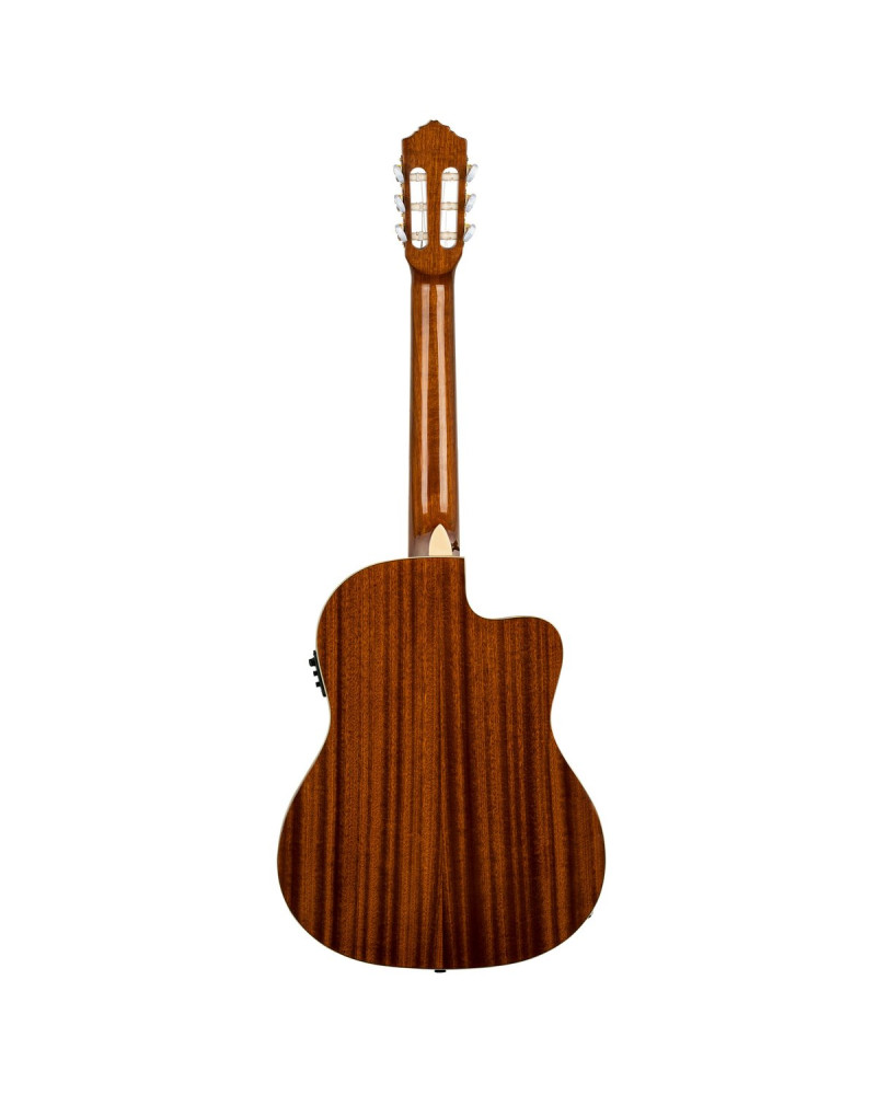 Ortega RCE141NT-L Family Series Pro 4/4 Classical Guitar 6 String Lefty - Solid Spruce / Mahogany Natural + Bag