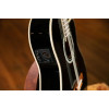 Ortega RCE145BK Family Series Pro 4/4 Classical Guitar 6 String - Solid Spruce / Mahogany Black + Bag