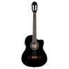 Ortega RCE145BK Family Series Pro 4/4 Classical Guitar 6 String - Solid Spruce / Mahogany Black + Bag