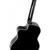 Ortega RCE145BK Family Series Pro 4/4 Classical Guitar 6 String - Solid Spruce / Mahogany Black + Bag