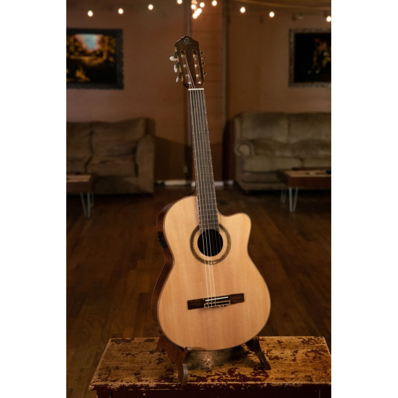 Ortega RCE158MN Performer Series 4/4 Classical Guitar 6-String - Natural + Gig Bag