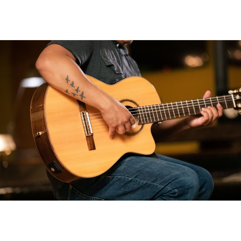 Ortega RCE158MN Performer Series 4/4 Classical Guitar 6-String - Natural + Gig Bag