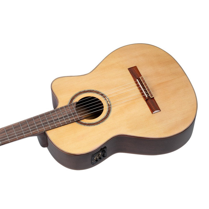 Ortega RCE158MN Performer Series 4/4 Classical Guitar 6-String - Natural + Gig Bag
