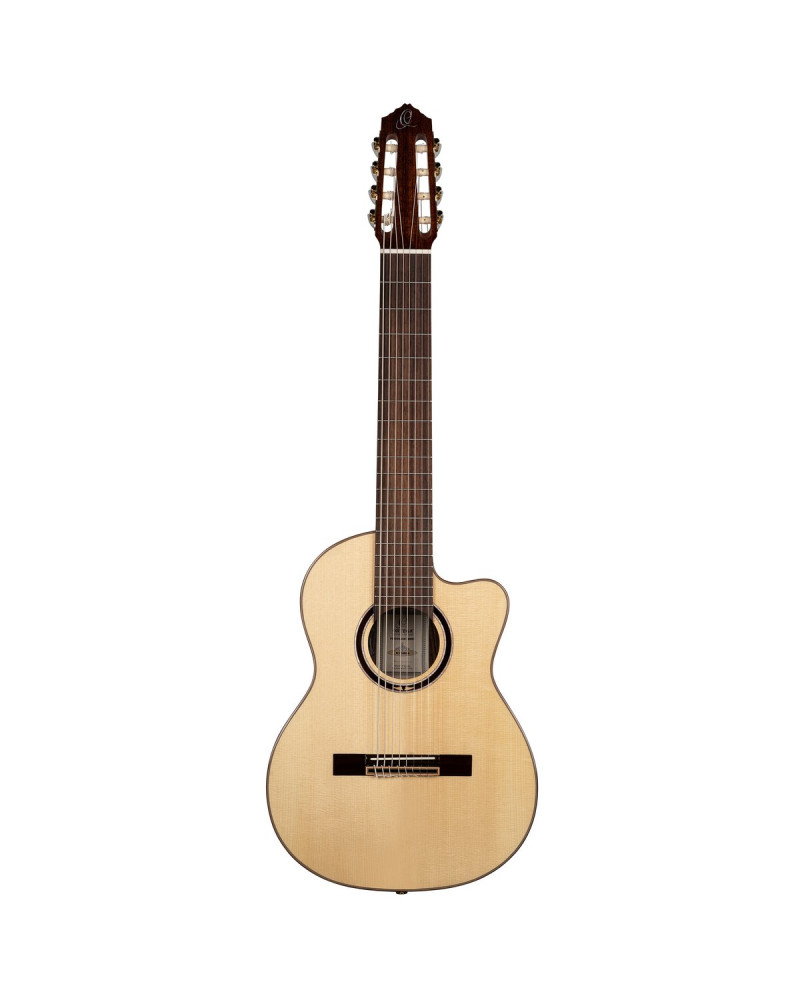 Ortega RCE158RW-8 Performer Series 4/4 Nylon String Guitar 8-String - Natural + Gig Bag