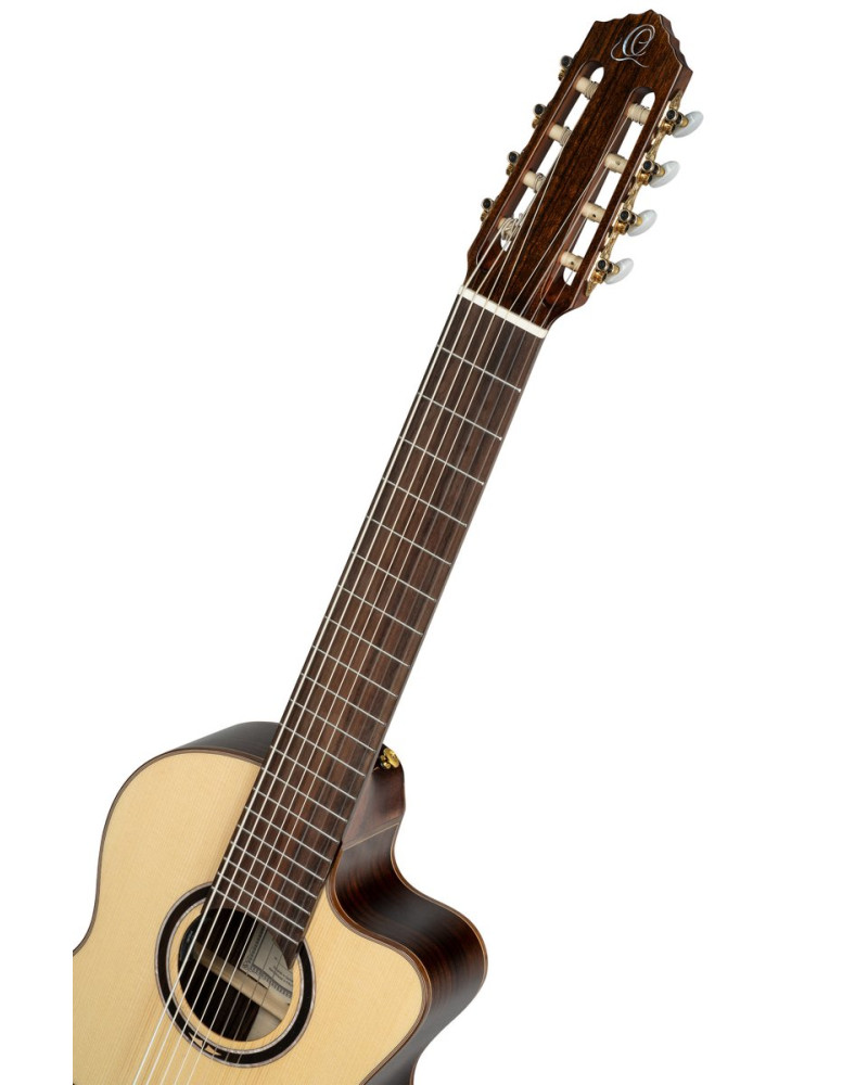 Ortega RCE158RW-8 Performer Series 4/4 Nylon String Guitar 8-String - Natural + Gig Bag