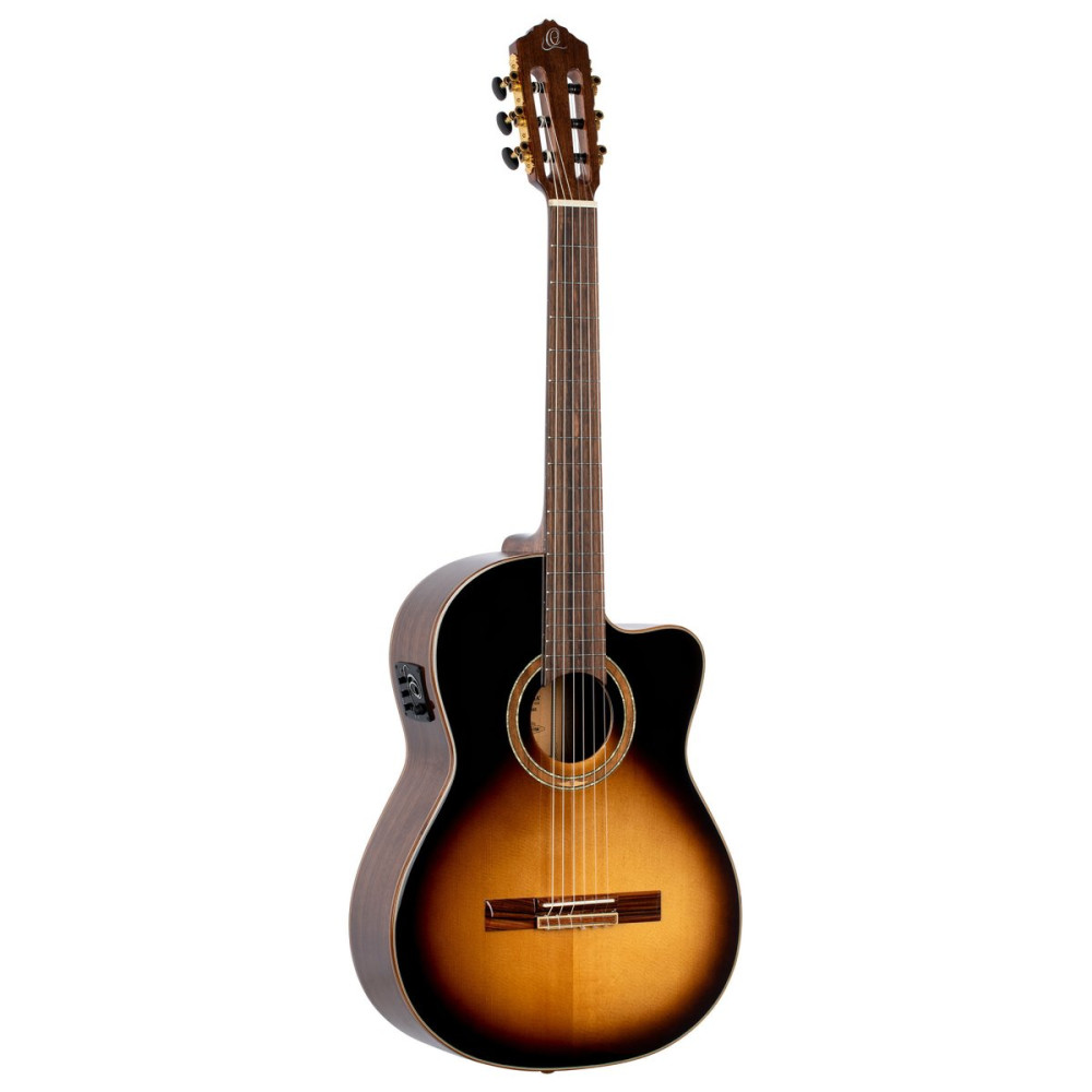 Ortega RCE158SN-TSB Performer Series 4/4 Classical Guitar 6-String - Tobacco Sunburst + Gig Bag