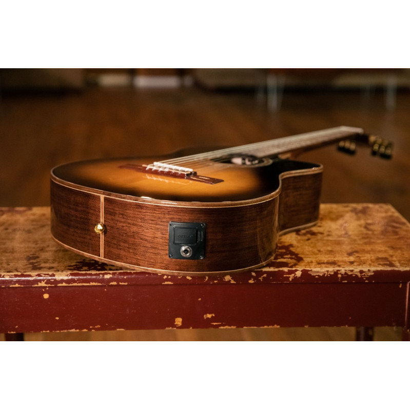 Ortega RCE158SN-TSB Performer Series 4/4 Classical Guitar 6-String - Tobacco Sunburst + Gig Bag