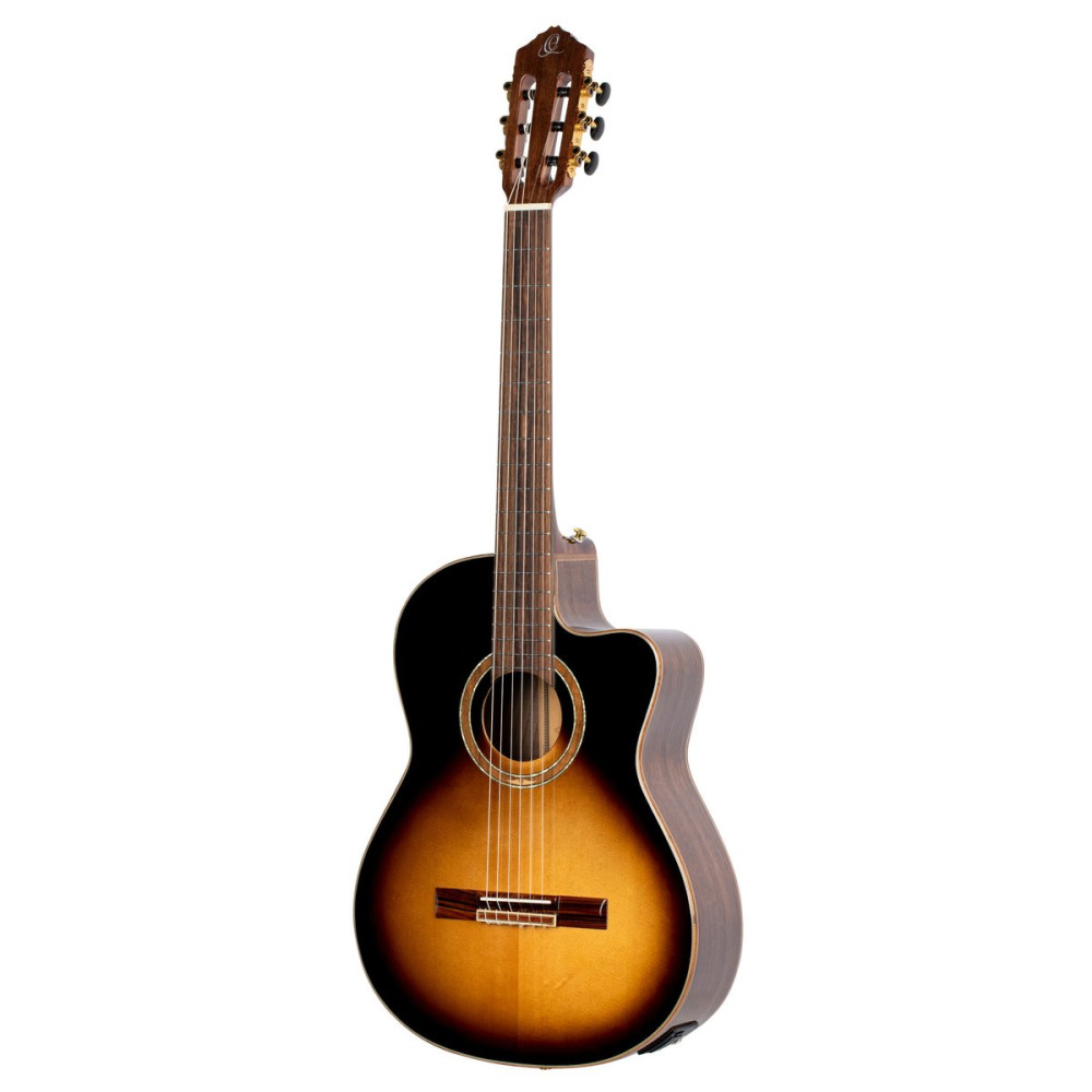 Ortega RCE158SN-TSB Performer Series 4/4 Classical Guitar 6-String - Tobacco Sunburst + Gig Bag