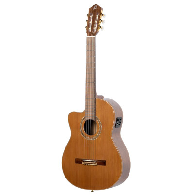 Ortega RCE159MN-L Performer Series 4/4 Classical Guitar 6-String Lefty - Natural + Gig Bag