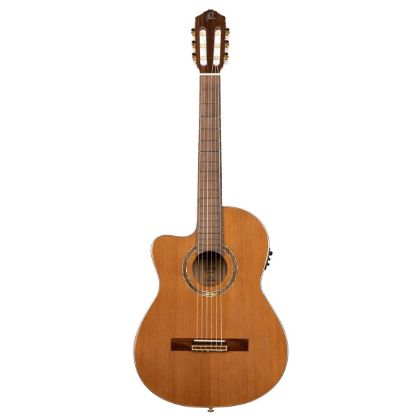 Ortega RCE159MN-L Performer Series 4/4 Classical Guitar 6-String Lefty - Natural + Gig Bag