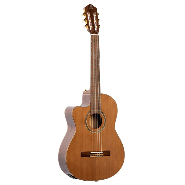 Ortega RCE159MN-L Performer Series 4/4 Classical Guitar 6-String Lefty - Natural + Gig Bag