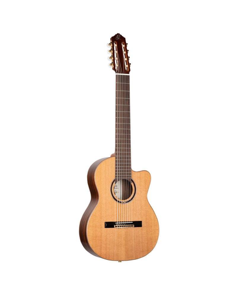 Ortega RCE159RW-8 Performer Series 4/4 Nylon String Guitar 8-String - Natural + Gig Bag