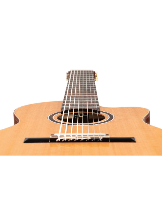 Ortega RCE159RW-8 Performer Series 4/4 Nylon String Guitar 8-String - Natural + Gig Bag