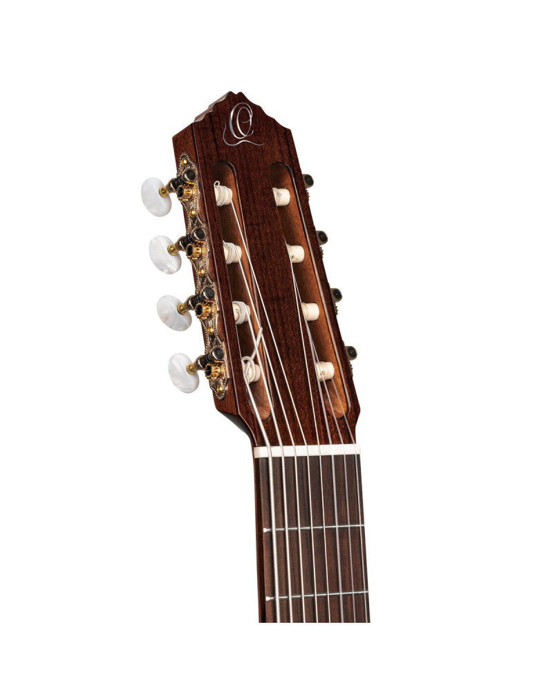 Ortega RCE159RW-8 Performer Series 4/4 Nylon String Guitar 8-String - Natural + Gig Bag