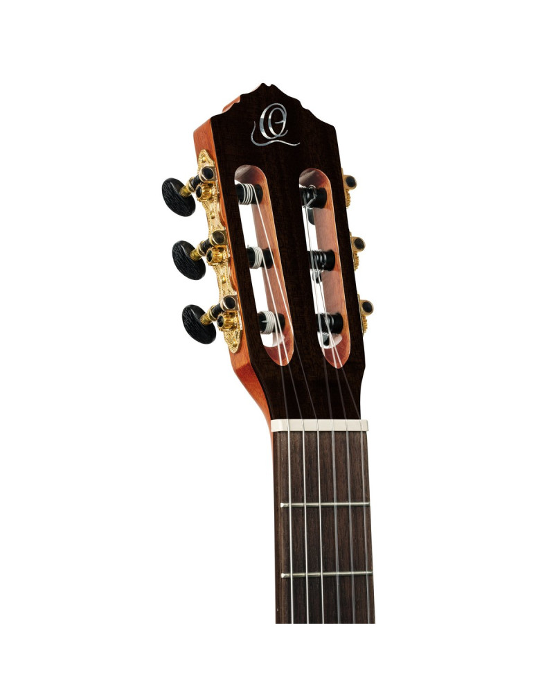 Ortega RCE170F Family Series Pro 4/4 Acoustic Guitar 6 String - Solid Spruce / Cypress Gloss Stain Yellow + Gig Bag