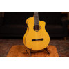 Ortega RCE170F Family Series Pro 4/4 Acoustic Guitar 6 String - Solid Spruce / Cypress Gloss Stain Yellow + Gig Bag