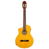 Ortega RCE170F-L Family Series Pro 4/4 Acoustic Guitar 6 String Lefty - Solid Spruce / Cypress Gloss Stain Yellow + Gig 