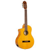 Ortega RCE170F-L Family Series Pro 4/4 Acoustic Guitar 6 String Lefty - Solid Spruce / Cypress Gloss Stain Yellow + Gig 